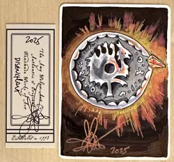 MTG ARTIST PROOF Italian Disenchant AP Sketch Amy WEBER Magic - Image 1