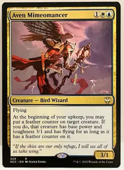 Aven Mimeomancer - #329-MTG-Commander: Streets of New Capenna-Regular-LP - Image 1