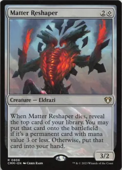 Matter Reshaper R Commander Masters 806 - MTG - Image 1