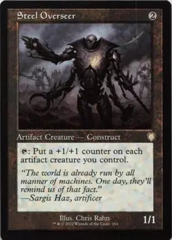 Steel Overseer (Retro Frame) R Commander: The Brothers' War 164 - MTG - Image 1