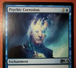 MTG, PSYCHIC CORROSION , REGULAR FINISH/UNCOMMON 068/280, NM M19 - Image 2
