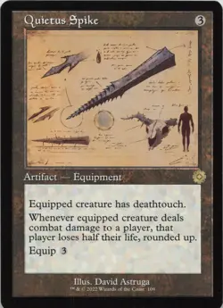 Quietus Spike (Schematic) R The Brothers' War: Retro Frame Artifacts 109 - MTG - Image 1