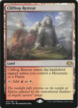 Clifftop Retreat R Dominaria Remastered 241 - MTG - Image 1