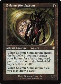 Solemn Simulacrum (Retro Frame) R Commander: The Brothers' War 161 - MTG - Image 1
