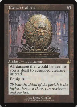 Pariah's Shield (Retro Frame) R Ravnica Remastered 393 - MTG - Image 1