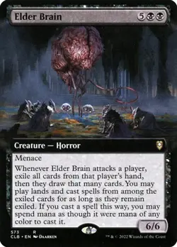 1x Elder Brain - Foil Extended Art NM Eng MTG - Commander Legends Baldur's Gate - Image 1