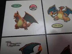 Pokemon Card Daiichi Bread Promo Sticker Charizard x4 SET #5521 - Image 2