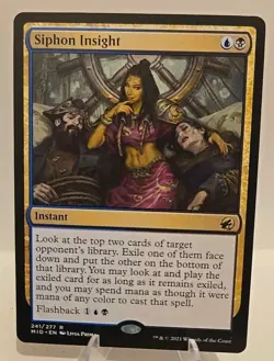 Siphon Insight MTG Innistrad: Midnight Hunt Regular - Image 1