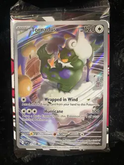 Pokemon Center Stamped Promos Tornadus SVP 210 Sealed - White Flare - Mint - Image 1