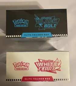 Pokemon Black Bolt & White Flare Elite Trainer Box ETB Set of 2 New/Sealed ✅ - Image 5