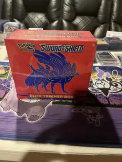 Pokemon TCG Zacian Sword and Shield ETB Elite Trainer Box New Factory Sealed - Image 1