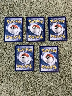 (5) Pokemon Birthday Pikachu Celebrations Holo Lot #24 Black Star - Image 2