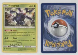 Heracross Pokemon Sun & Moon Burning Shadows #11 1bu3 - Image 3