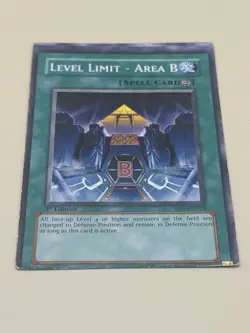 YuGiOh! Level Limit - Area B SD3-EN024 1st Edition - Miscut / Misprint / Error - Image 3