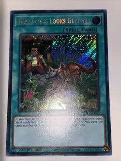 Yugioh! That Grass Looks Greener - RA03-EN063 - Secret Rare - 1st Edition Near M - Image 1