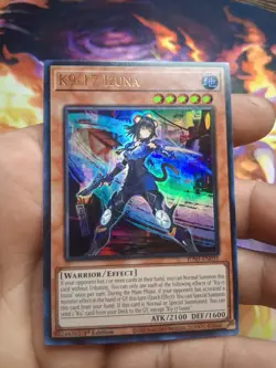 Yugioh!- K9-17 Izuna- Ultra Rare- Jush-en031- 1st Ed-(VLP/NM) - Image 3