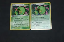 Pokemon Card Lot EX-PL Reverse Holo Rare & Holo Rare Cradily EX Legend Maker - Image 1