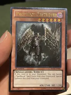 1st Ed Prophecy Destroyer Ultimate Rare Yu-Gi-Oh! Card REDU-EN081 NEAR MINT - Image 1