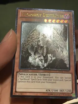 1st Ed Prophecy Destroyer Ultimate Rare Yu-Gi-Oh! Card REDU-EN081 NEAR MINT - Image 2
