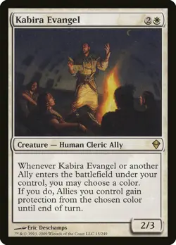 1x FOIL Kabira Evangel ZEN Zendikar #015 MTG Magic English NM/Unplay R card - Image 1