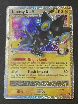 Luxray GL LV.X Celebrations Classic Collection 109/111 Pokemon Card TCG - Image 1