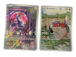 Miraidon 013 & Koraidon 014 Sv: Scarlet & Violet Pokemon Promo Cards Holo - Image 1