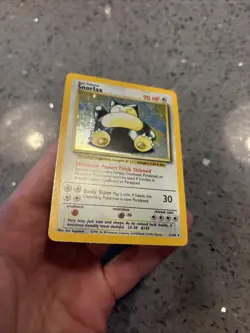 Pokemon TCG Snorlax Jungle Set 1999 Error Card No Jungle Symbol Rare Holo 11/64 - Image 5