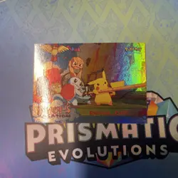 Pokemon 1999 Topps Movie Card #52 “Everyone.Pull!!!” HOLO Foil Blue Logo 1st Run - Image 1