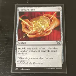 FELLWAR STONE x1 mtg NM-M Commander Neon Dynasty Unc 1 Card - Image 1