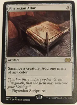 MTG English Magic Card Near Mint PHYREXIAN ALTAR from Double Masters 2022 - Image 1