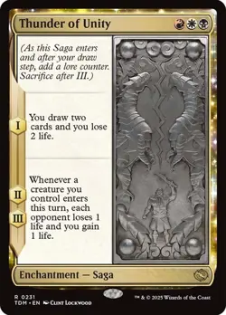 Thunder of Unity [Tarkir: Dragonstorm] MTG - Image 1