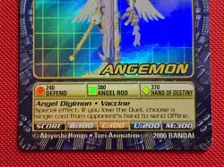 Angemon Bo-128 S Digimon Digi-Battle Series 3 Bandai - Holo Foil Rare Card - Image 4