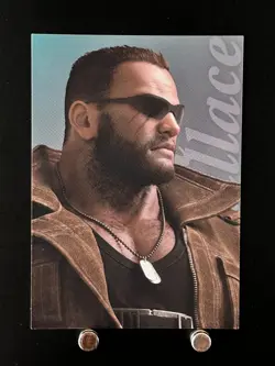Barret Wallace FINAL FANTASY VII Anniversary Art Museum Card 2-048 Japanese GAME - Image 1