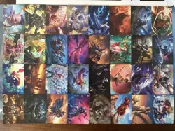 Final Fantasy FIN Art Series Complete Set Art Cards Magic Gathering MTG Not Sign - Image 1