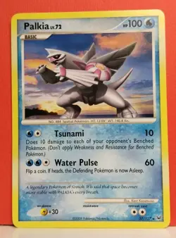 Palkia Platinum 37/127 Regular Rare Pokemon Card Nintendo 2009 - Image 1