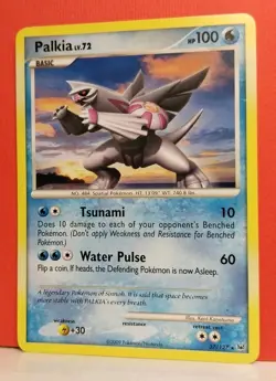 Palkia Platinum 37/127 Regular Rare Pokemon Card Nintendo 2009 - Image 3
