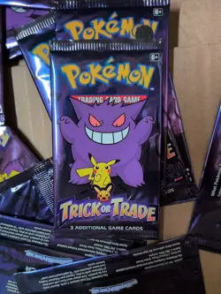 Pokemon Trick or Trade 3 Card Mini Booster Pack 2022 Lot Of 49 Sealed Halloween - Image 3