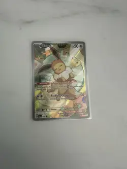 Pokemon TCG Eevee 173 Holo Promo Card Prismatic Evolutions ETB - Image 1