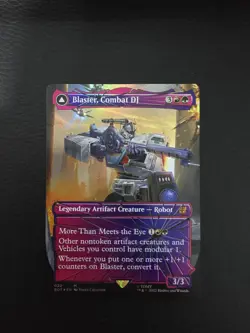 Blaster, Combat DJ (Shattered Glass) Universes Beyond: Transformers Foil MTG NM - Image 1