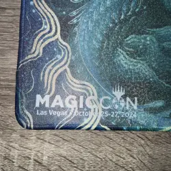 MTG MURKTIDE REGENT MagicCon Vegas Foil Playmat Limited Ed - Signed by Proff - Image 5