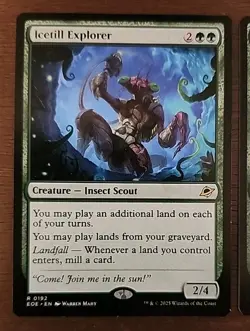(2×) MTG - Edge of Eternities #192 Icetill Explorer - Image 2