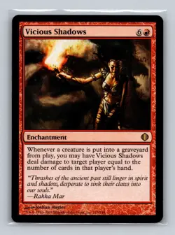 [1x] Vicious Shadows Slight Play, English Shards of Alara MTG Magic - Image 1