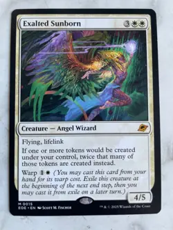 MTG-Edge of Eternities EXALTED SUNBORN Mythic 0015 “Pack Fresh” - Image 1