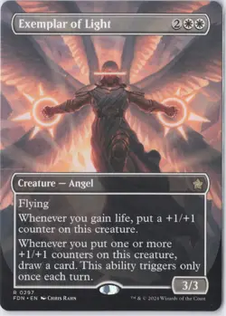 Exemplar of Light (Borderless) Foundations Regular - NM #297 MTG FDN - Image 1