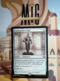 Commander's Plate 🔥 NonFoil 🔥 MTG NM Near Mint Commander Legends (305) - Image 1