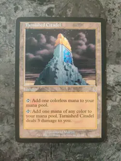 Tarnished Citadel - Rare Land - Odyssey MTG: Magic The Gathering - Image 1