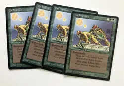 Cat Warriors (4) LP Legends MTG Magic the Gathering - Image 1