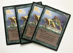 Cat Warriors (4) LP Legends MTG Magic the Gathering - Image 2