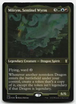 MTG Miirym, Sentinel Wyrm (Foil Etched) R Commander Legends: Battle for Baldur's - Image 1