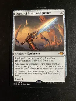 MTG - NM - Sword of Truth and Justice - Modern Horizons - Image 1